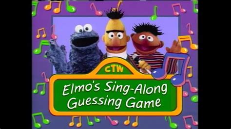 Sesame Songs Home Video - Elmo's Sing-Along Guessing Game (50fps) - YouTube