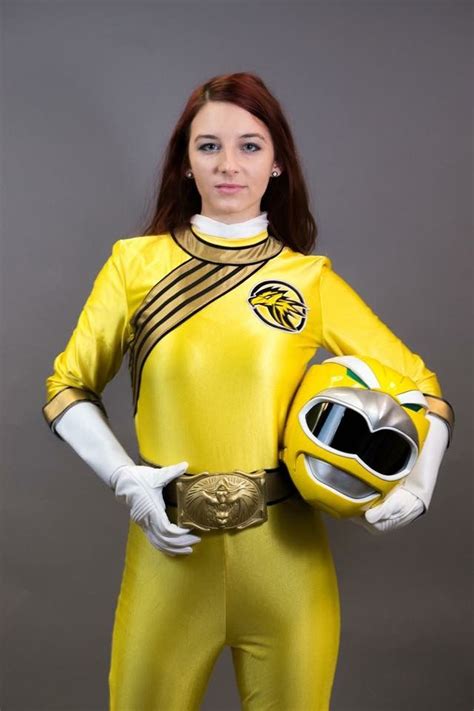 Yellow Power Ranger Costume Women