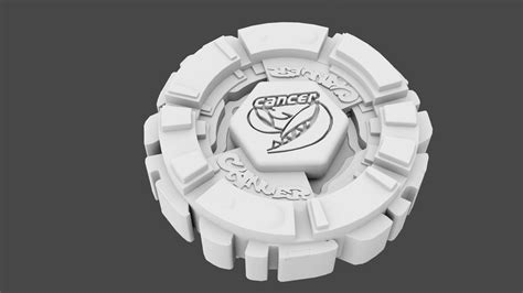 Beyblade cancer 3D model 3D printable | CGTrader