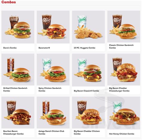 Menu - Greensboro NC's Wendy's | Sirved