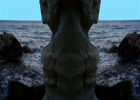 Free Images : mirror, reflection, sky, sea, rocks, water, rocky, azure, bedrock, wood, coastal ...