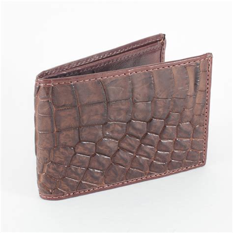 Minimalist Crocodile Skin Wallet – Crocodile Darwin