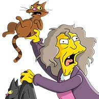 Image - Tap Ball Player Crazy Cat Lady.png | The Simpsons: Tapped Out Wiki | FANDOM powered by Wikia