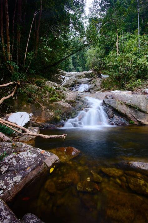 Natural Waterfall at Gunung Stong State Park Kelantan Malaysia Stock ...