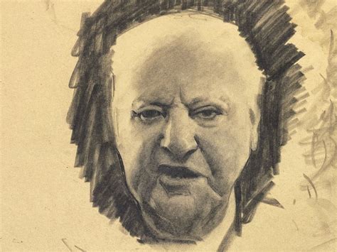 Unsigned Original Charcoal Drawing Portrait 18 X 12 By Former Art Director Of General Dynamics