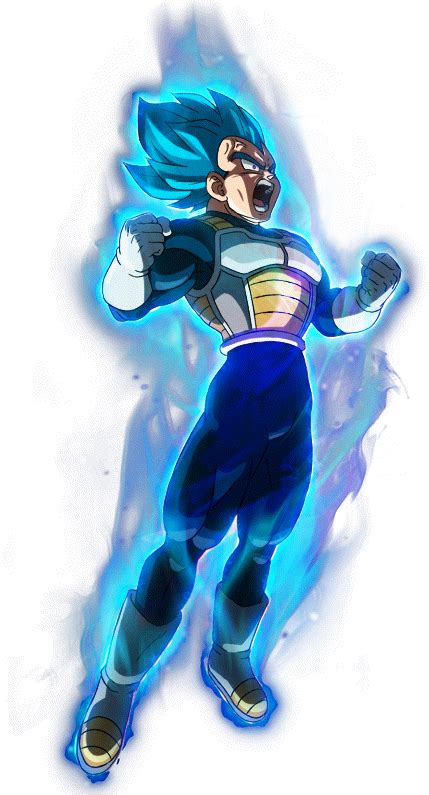 Vegeta ssgss (Broly Movie 2018) render [Dokkan B.] by https://www ...