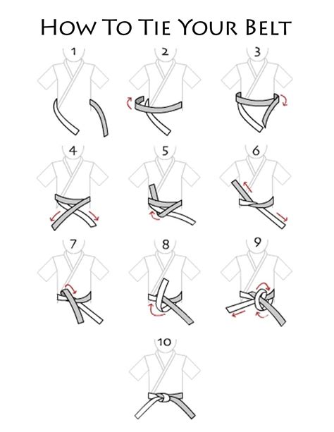 How To Tie A Jiu Jitsu Belt - HOWTONC