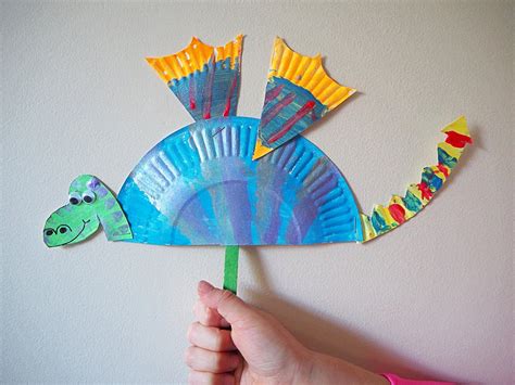 Learn with Play at Home: Simple Paper Plate Dragon Craft