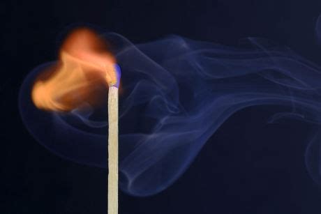 Match Being Lit Blue Smoke Editorial Stock Photo - Stock Image | Shutterstock