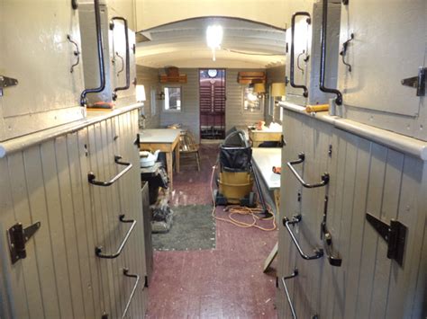 The interior of our TH&B Caboose #70 - Toronto Railway Historical Association