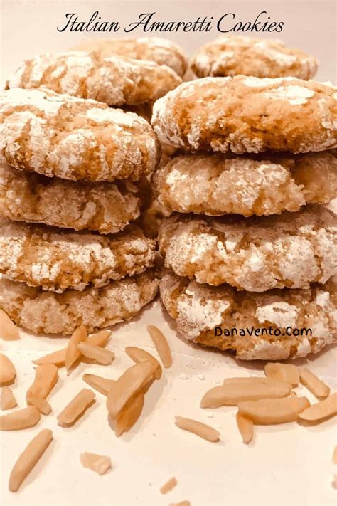 Authentic Italian Amaretti Cookies. 1 Chewy + Simpe Recipe