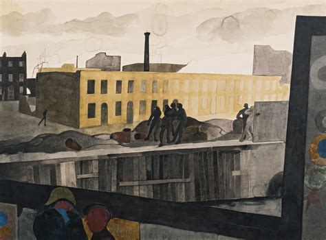 Edward Burra 1905-1976 EXCAVATION watercolour on paper 60 by 76cm.; 22 by 30in. Executed in 1952 ...