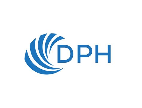 DPH letter logo design on white background. DPH creative circle letter logo concept. DPH letter ...