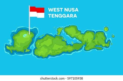 Vector Map West Nusa Tenggara Island Stock Vector (Royalty Free) 597105938 | Shutterstock