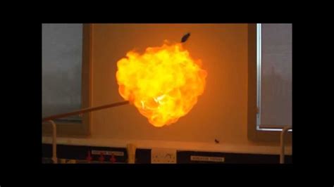 Slow Motion Hydrogen Balloon Explosion - YouTube