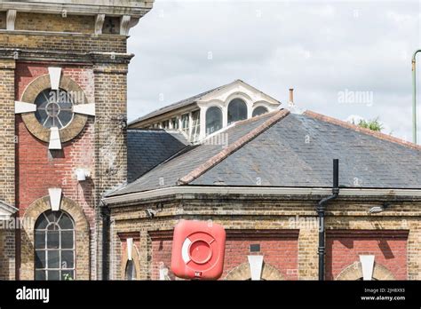 Pump station on the New River at Broxbourne, Herts Stock Photo - Alamy