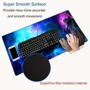 Large Mouse Pad Big Gaming Mouse Pad Stitched Edges - Temu