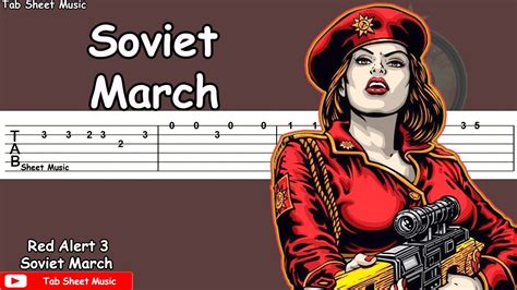 Red Alert 3 - Soviet March Guitar Tutorial - YouTube