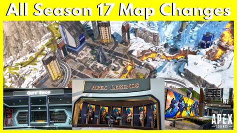 All New Map Changes in Apex Legends Season 17 - YouTube