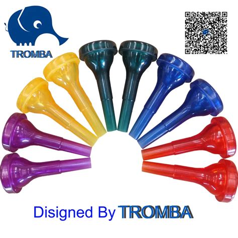 Plastic Trombone Mouthpiece 12C Verious Color-in Trombone from Sports ...