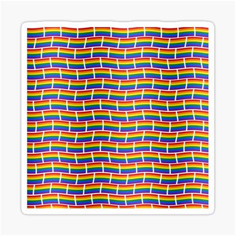 "Rainbow flag wallpaper" Sticker for Sale by stuwdamdorp | Redbubble