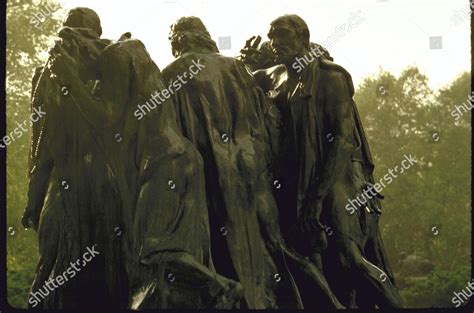 Burghers Calais Bronze Sculpture By Auguste Editorial Stock Photo - Stock Image | Shutterstock