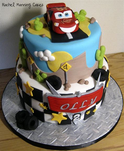 Disney's Cars Cake Lightning McQueen - Cake by Rachel - CakesDecor