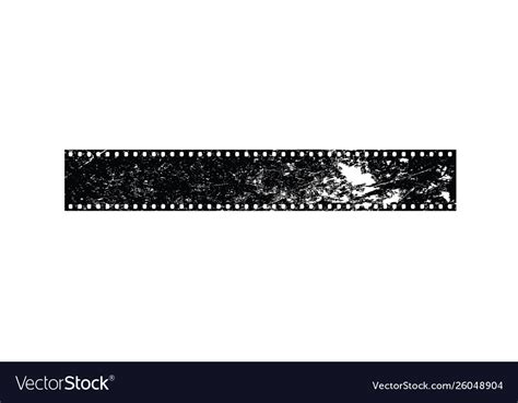 Old vintage retro 35 mm film strip frames Vector Image