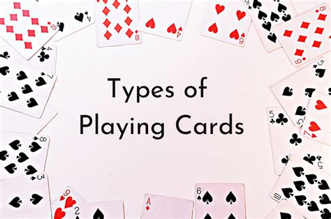 Types of Cards in a Deck (All Groupings Explained) - Ambitious With Cards