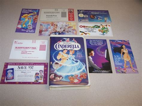 "CINDERELLA" -MASTERPIECE VHS WITH ORIGINAL INSERTS 1995 VG+ CONDITION | Vhs, Cinderella ...