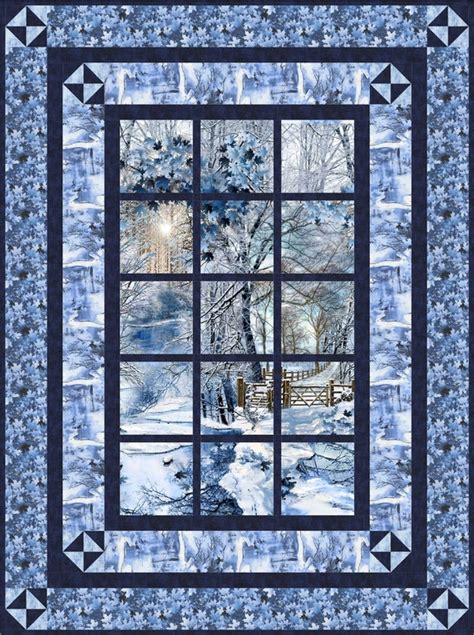 Scenic Window Quilt Pattern Alpine Retreat PDF INSTANT | Etsy