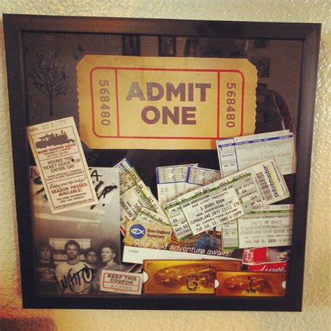 Concert Ticket: Concert Ticket Display Ideas