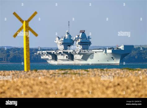 The Royal Navy Queen Elizabeth class aircraft carrier HMS Prince of ...