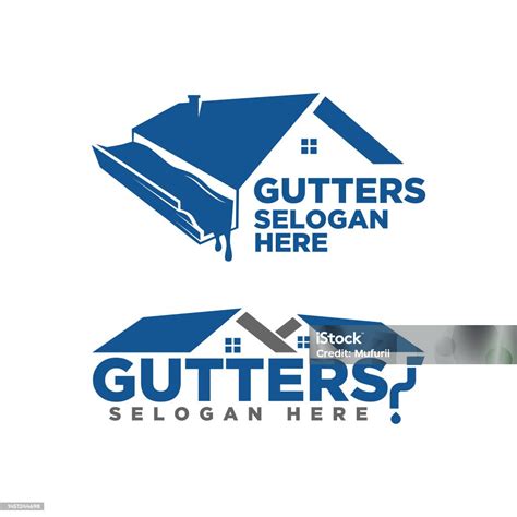 Home And Gutters And Vector Stock Illustration - Download Image Now ...