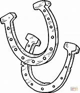 Horseshoes That Bring Good Luck  Super Coloring Horse Pages sketch template