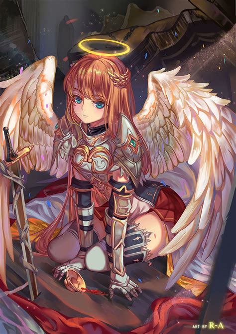 @ixora1407481 on DrawCrowd | Anime angel girl, Anime fallen angel, Anime angel