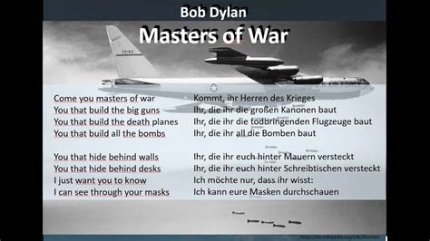 05 Masters of War [Bob Dylan] (Henri Stabel - YouTube