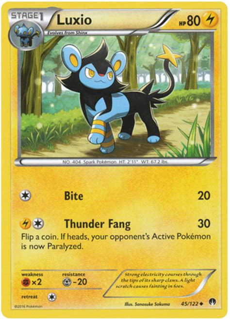 Luxio - BREAKPoint #45 Pokemon Card