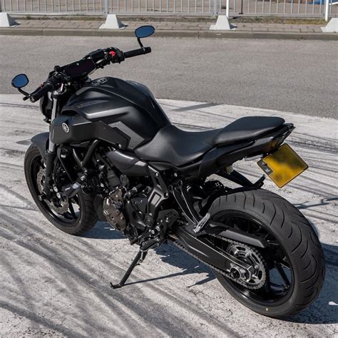 The Black Yamaha MT-07 on Instagram: “All black😍 Follow @theblackmt for ...