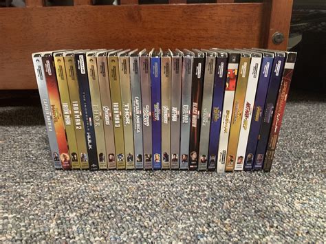 Finally completed the MCU 4K Blu-ray + Slipcover collection without ...