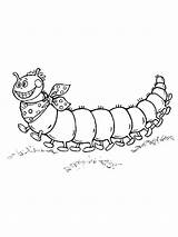 Cartoon Caterpillar On The Ground coloring Page  Download Print Or sketch template