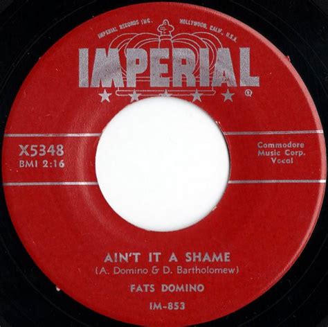 Fats Domino - Ain't It A Shame (1955, Vinyl) | Discogs