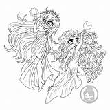 Yampuff Colorier Lineart Artherapie Kawai Mewarnai Coloriages Chibis  sketch template