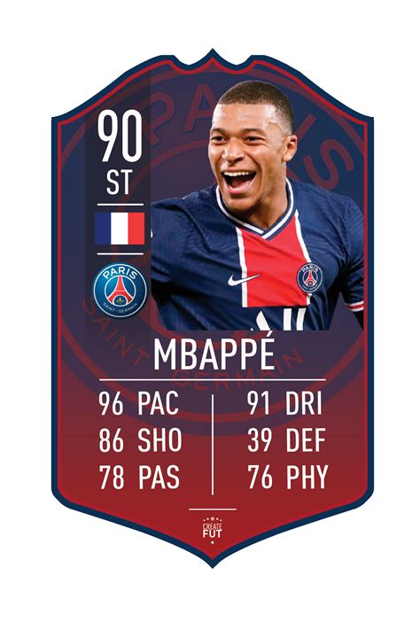 Mbappe PSG pre-made card – CreateFUT