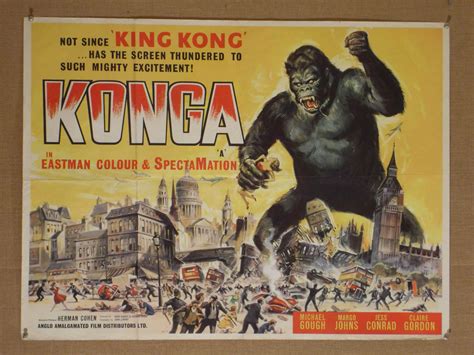 Konga Original Movie Poster UK quad 40"x30" - Simon.Dwyer - a fast and simple way to buy ...