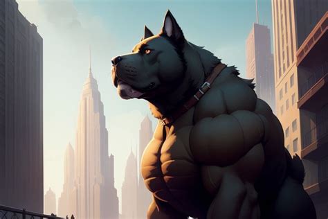 Giant Buff Dog #4 by BuffFeralGiants on DeviantArt