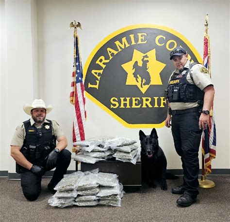 Laramie County K-9 Deputy with cancer finds 40 pounds of pot on his last call - County 10