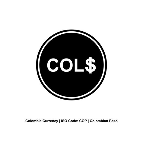 Colombia Currency Symbol, Colombian Peso Icon, COP Sign. Vector Illustration 16926318 Vector Art ...