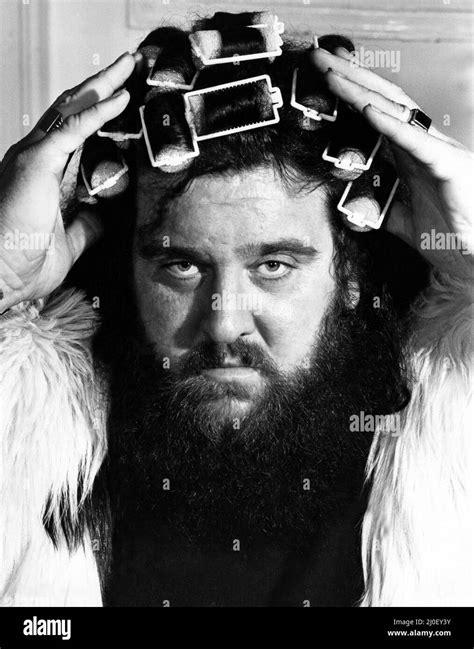 Giant haystacks wrestler Black and White Stock Photos & Images - Alamy