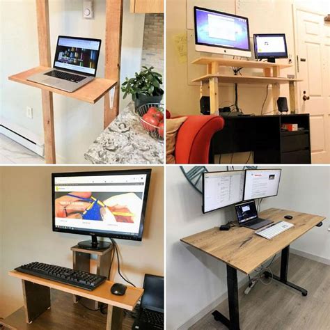 25 Homemade DIY Standing Desk Plans To Build Your Own - Blitsy